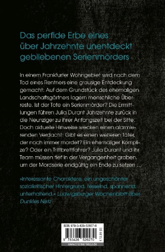 Buchcover und Innenansicht für das Buch: Unter Toten