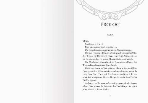 Buchcover und Innenansicht für das Buch: Die Seelenpferde von Ventusia, Band 4 - Himmelskind