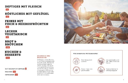 Buchcover und Innenansicht für das Buch: Backofen to go