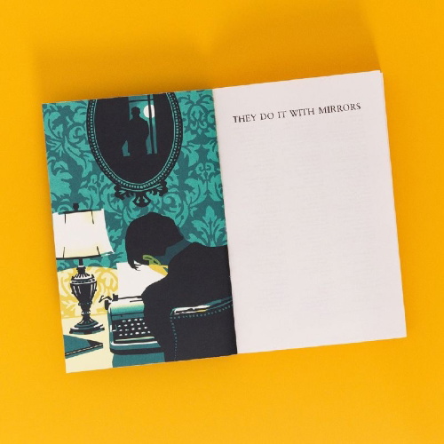 Buchcover und Innenansicht für das Buch: They Do It With Mirrors