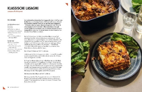 Buchcover und Innenansicht für das Buch: Gino's Air Fryer Cookbook