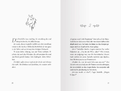 Buchcover und Innenansicht für das Buch: Pferdeflüsterer-Academy, Band 7: Flammendes Herz