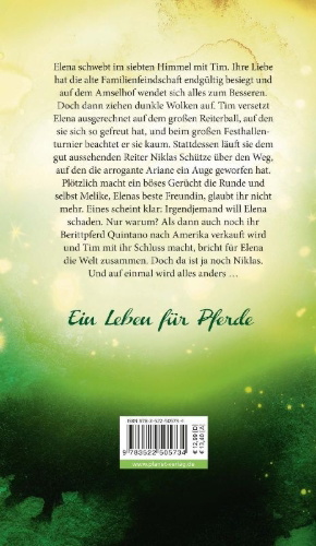 Buchcover und Innenansicht für das Buch: Elena - Ein Leben für Pferde 3: Schatten über dem Turnier