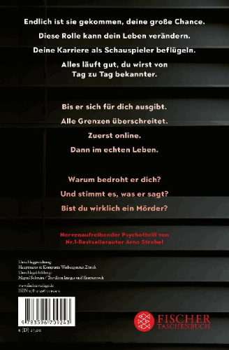 Buchcover und Innenansicht für das Buch: Stalker - Er will dein Leben.