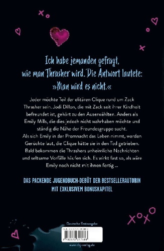 Buchcover und Innenansicht für das Buch: The Thrashers